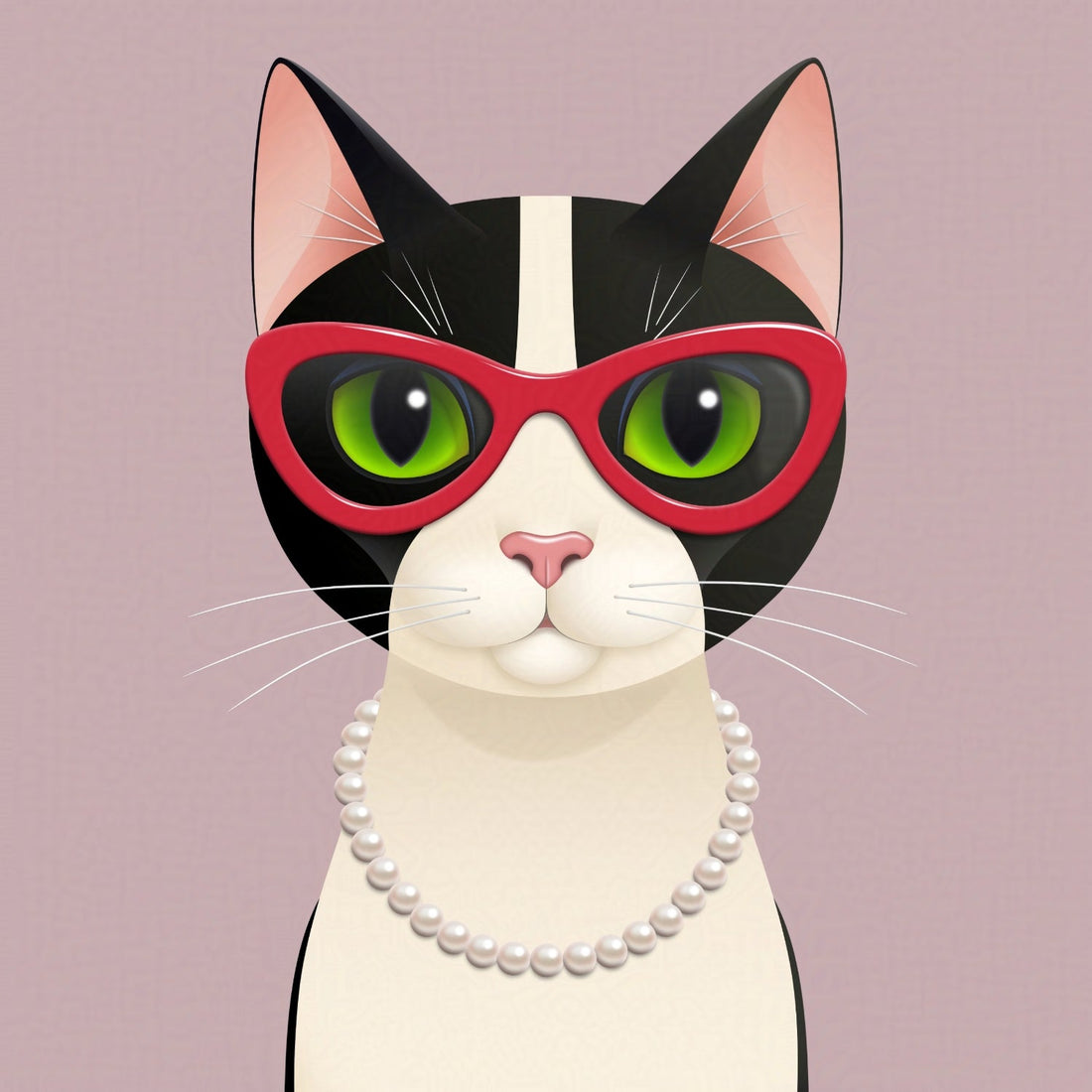 The Story Behind Mrs Cat: Pearls, Precision & a Sharp Red Glance