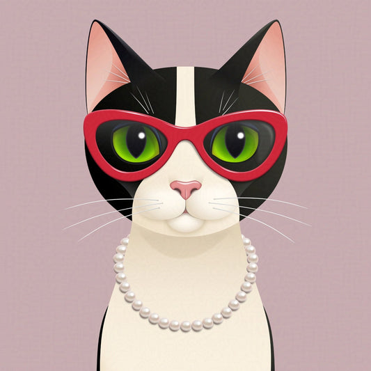 The Story Behind Mrs Cat: Pearls, Precision & a Sharp Red Glance