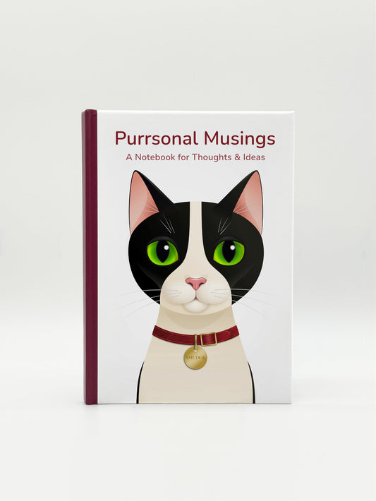 Smudge Cat A5 'Purrsonal Musings' Journal